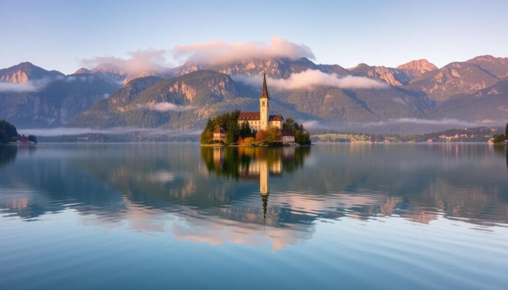 Lake Bled scenery