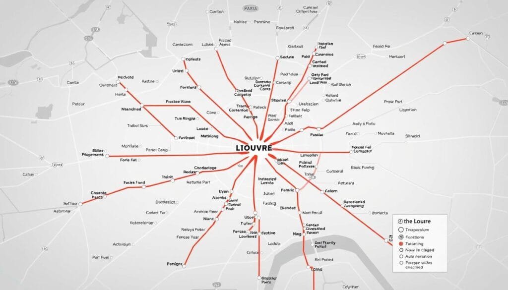 Paris transportation map Paris transportation map
