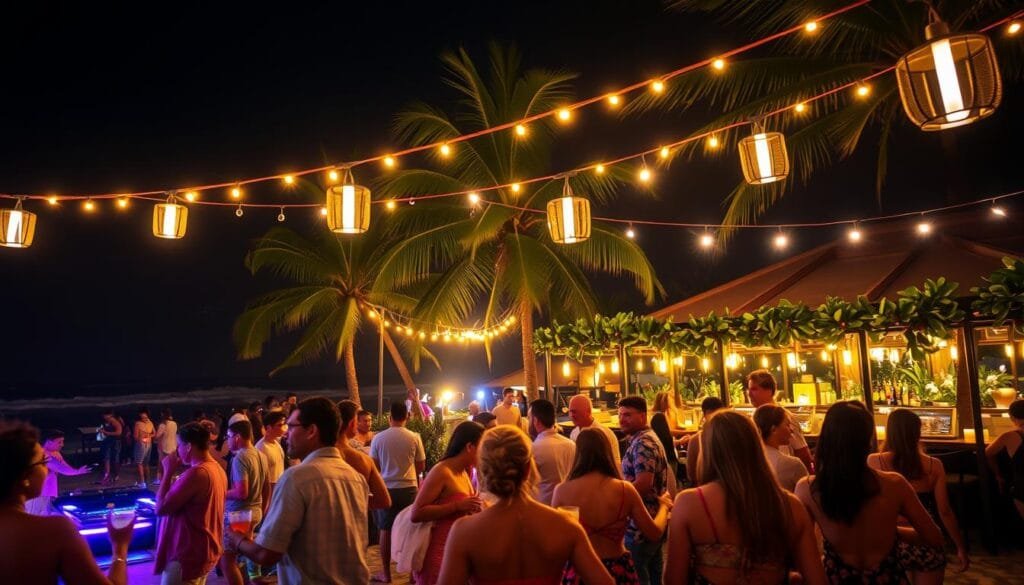 Bali beach nightlife Bali beach nightlife