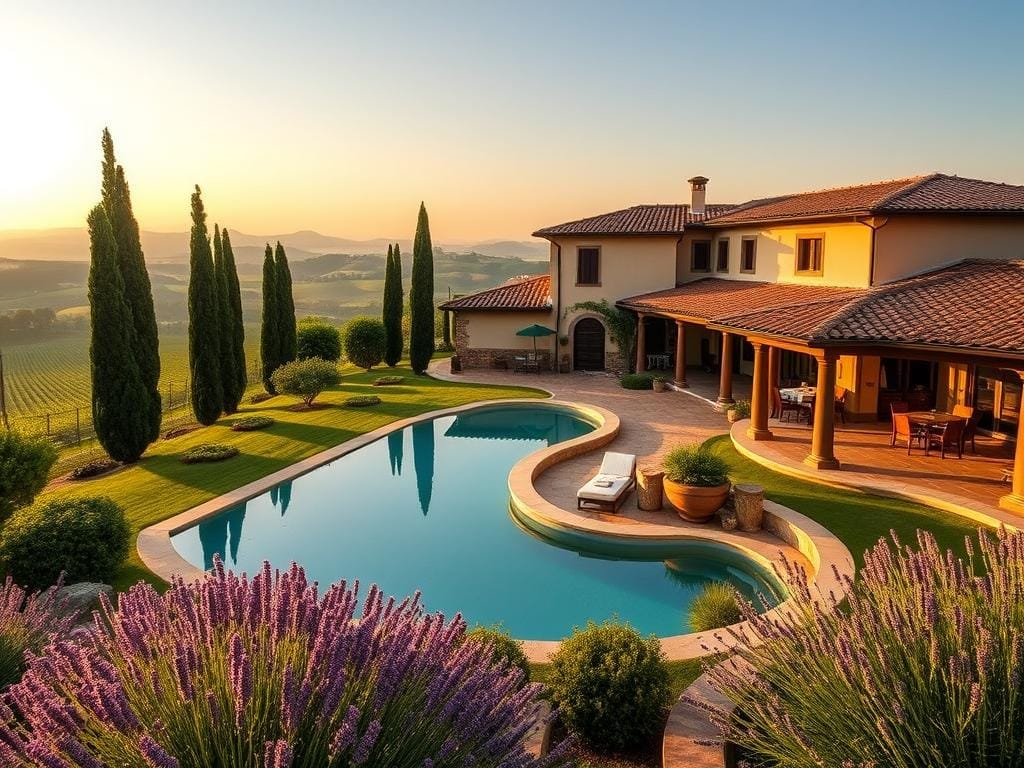 Luxury Tuscan villa with private garden and pool Luxury Tuscan villa with private garden and pool