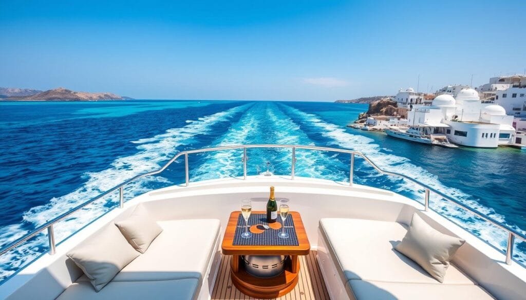 Luxury yacht experience in the Greek Islands - luxury travel destinations on a budget