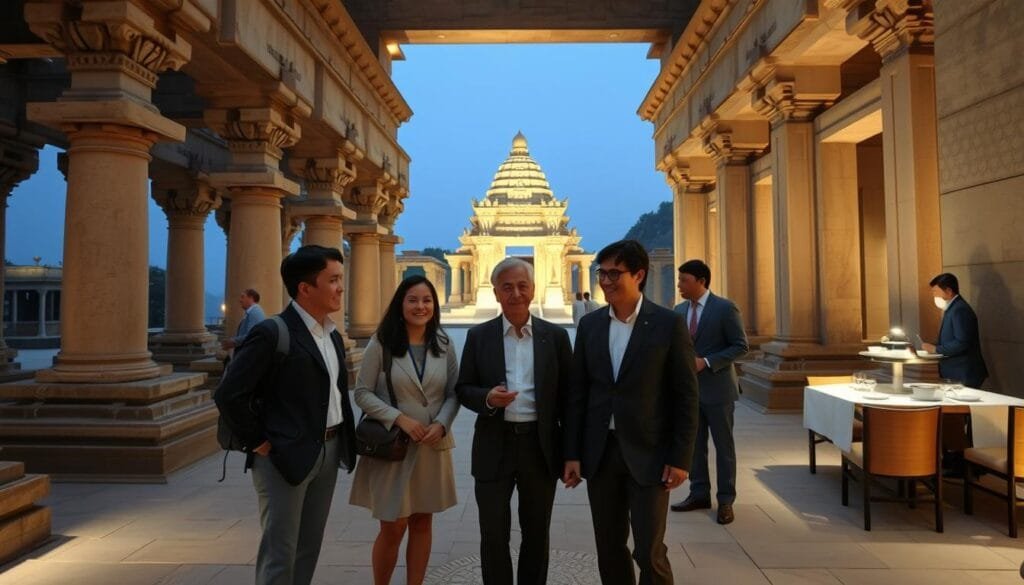 Private after-hours tour of ancient temple with local expert guide Private after-hours tour of ancient temple with local expert guide