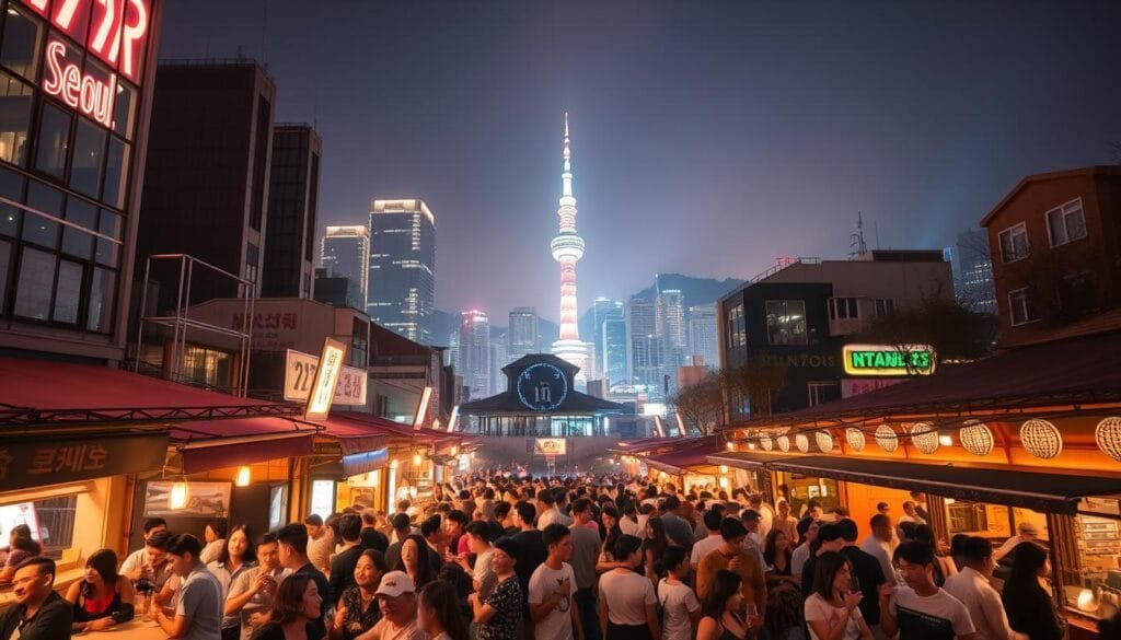 Seoul nightlife scene Seoul nightlife scene