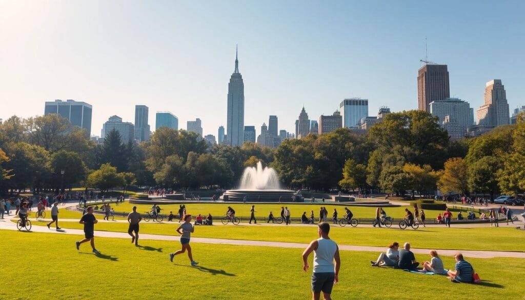 outdoor activities in Central Park