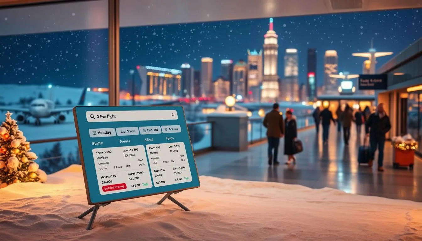 book Christmas flights