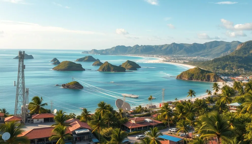 Caribbean Islands Internet Infrastructure