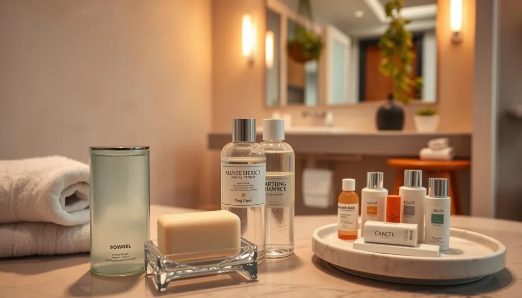 luxury family travel toiletries